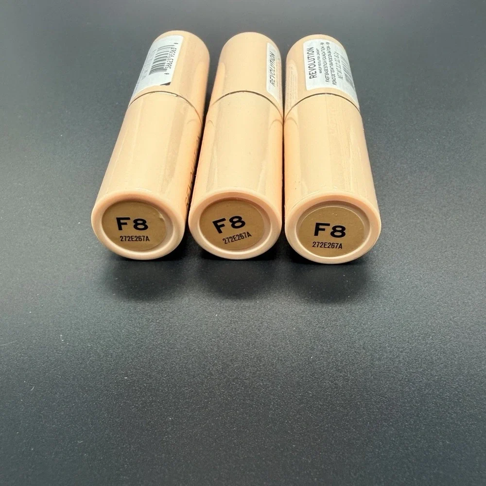 Revolution Fast Base Stick Foundation F8 – 3 Pack – New